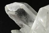 Clear Quartz Crystal Cluster - Brazil #258924-1